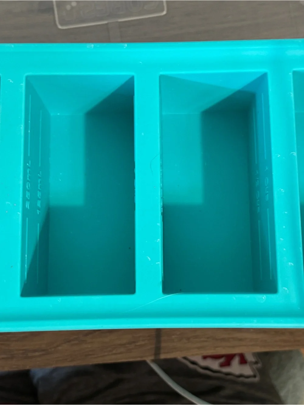 Set of Six Silicon Items, Including 2 Ice Cube & 4 Soup Freezer Containers.